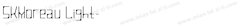 SKMoreau Light字体转换